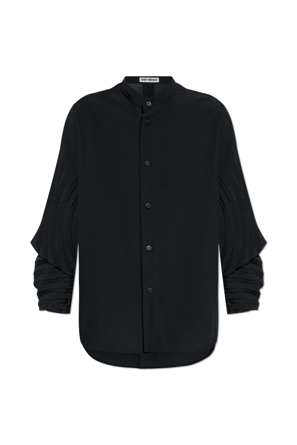 Issey Miyake Shirt with pleated sleeves