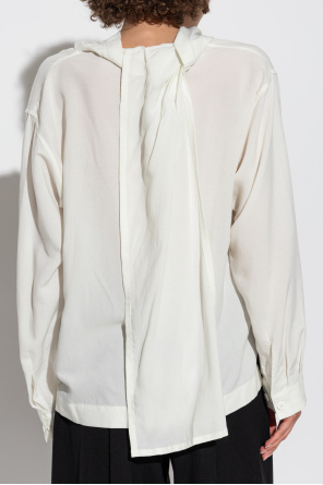 Issey Miyake Top with ruched neckline