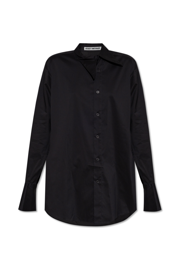 Issey Miyake Shirt with asymmetric collar