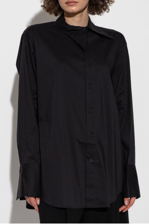 Issey Miyake Shirt with asymmetric collar