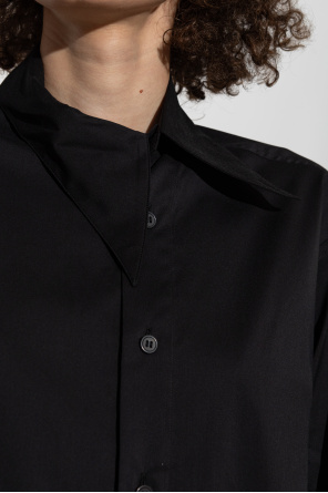 Issey Miyake Shirt with asymmetric collar