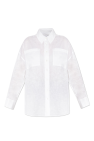 Versace Greca-print silk LOGO shirt