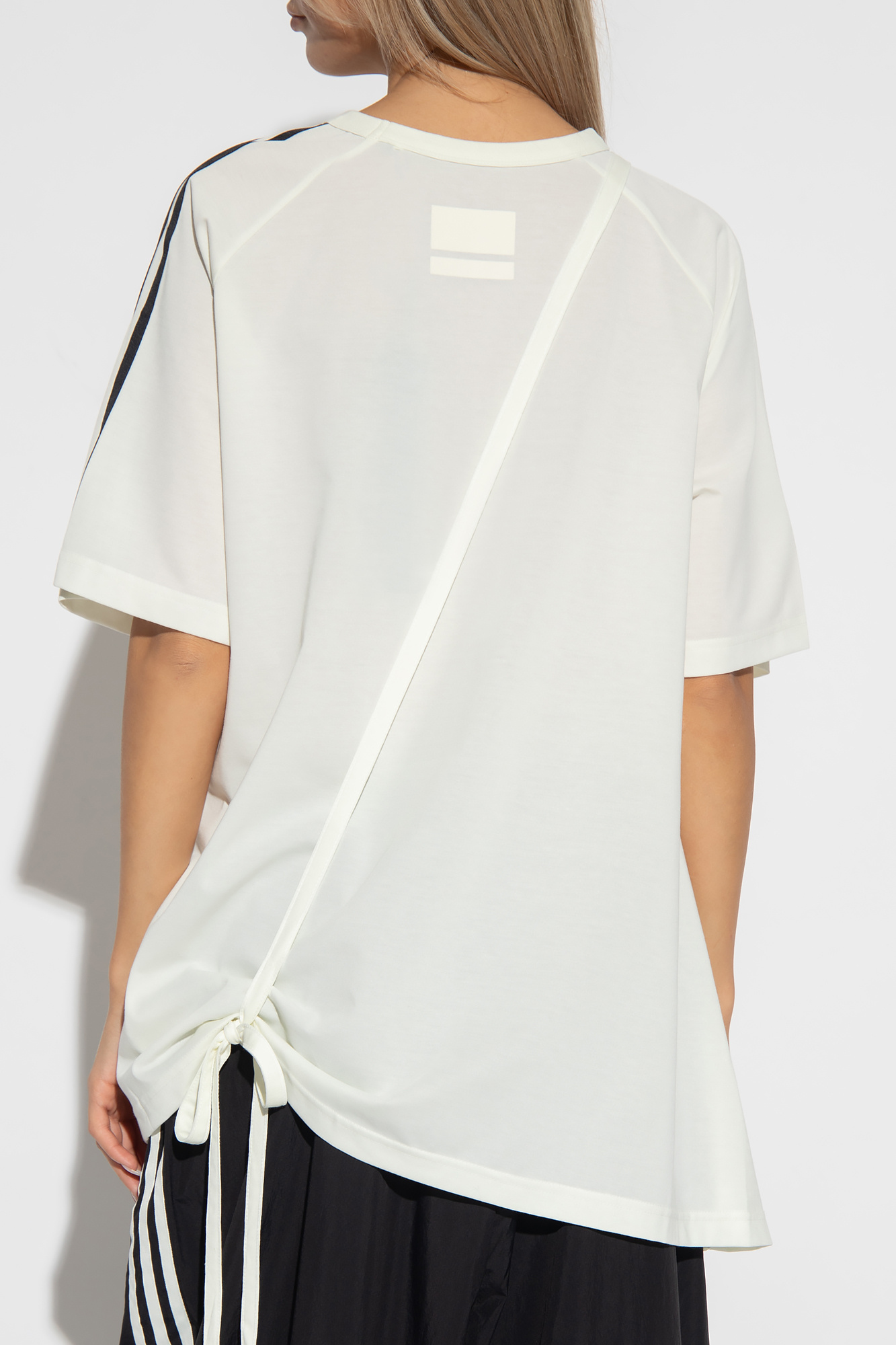 Y-3 Yohji Yamamoto T-shirt with tie detail