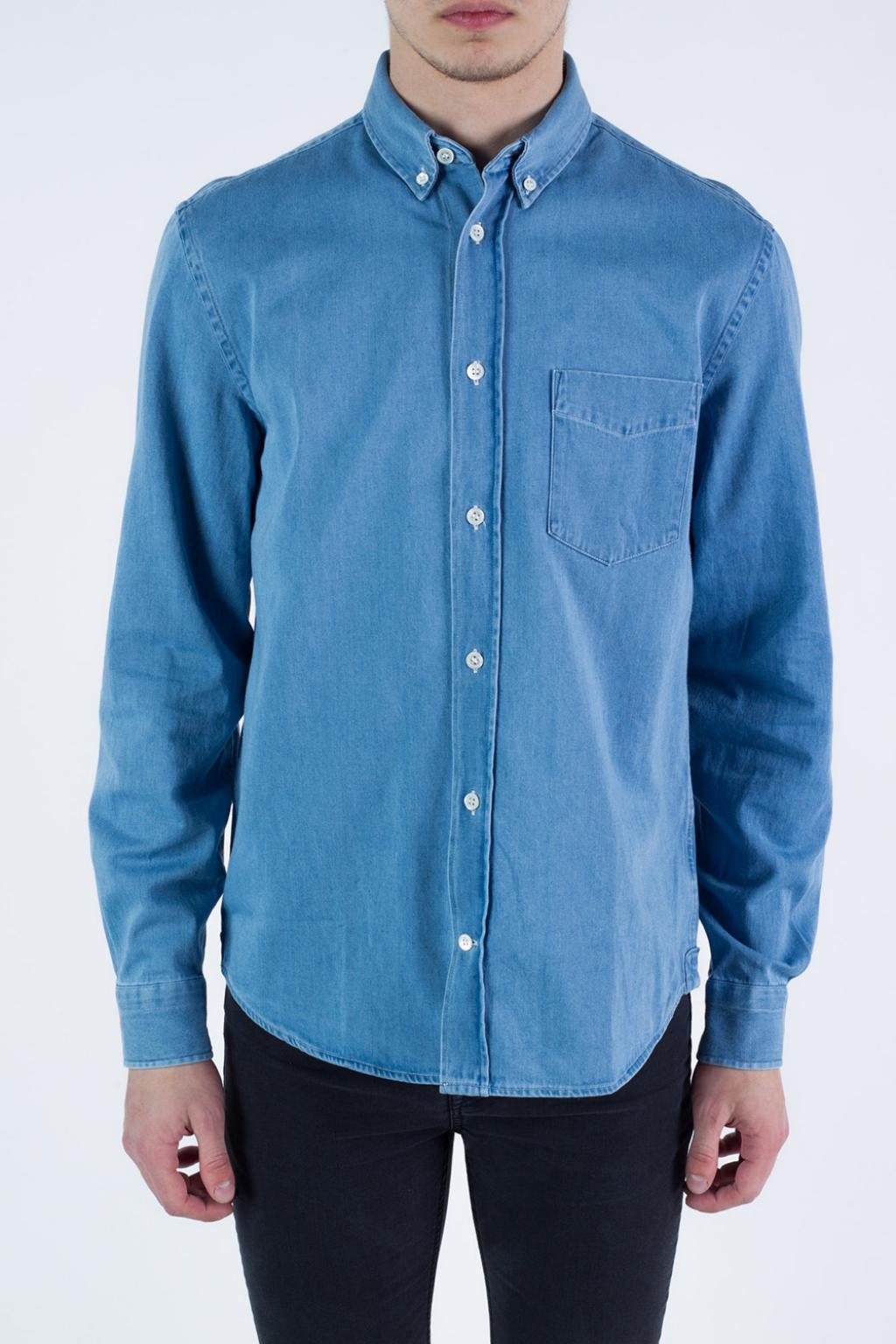 Blue Oversize denim shirt - Vitkac Norway