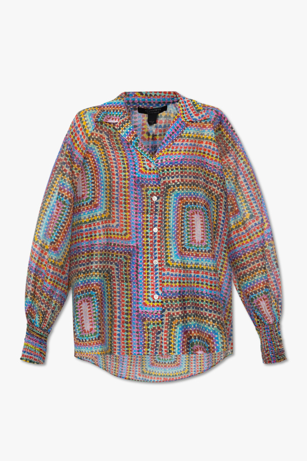 AllSaints ‘Isla Luisa’ patterned shirt