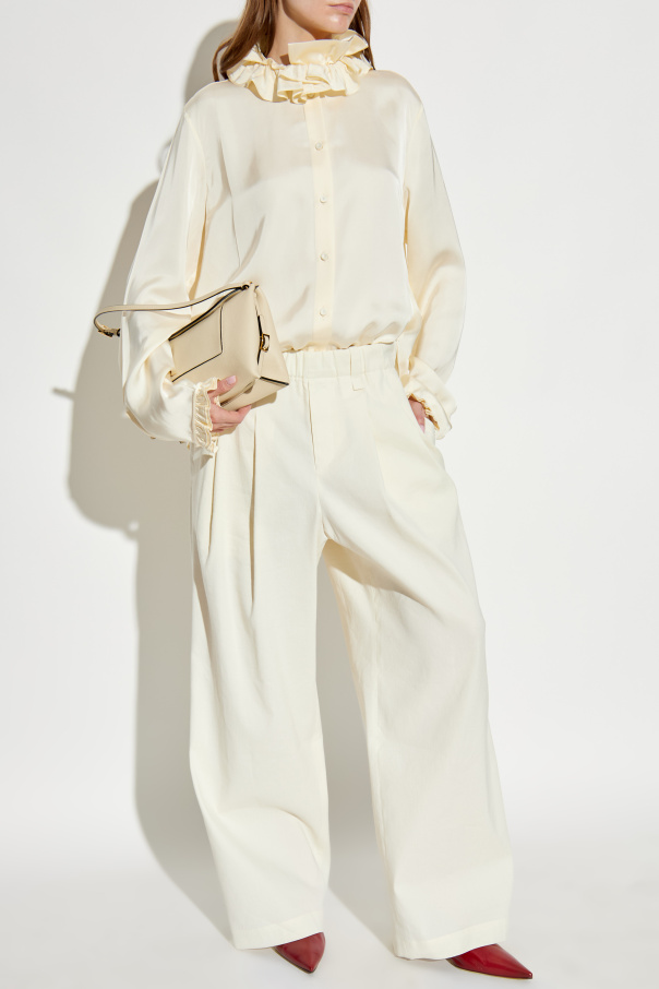 JIL SANDER Ruffle shirt