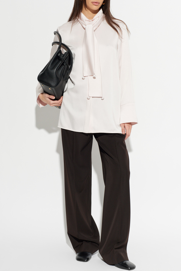 JIL SANDER Shirt with decorative neckline