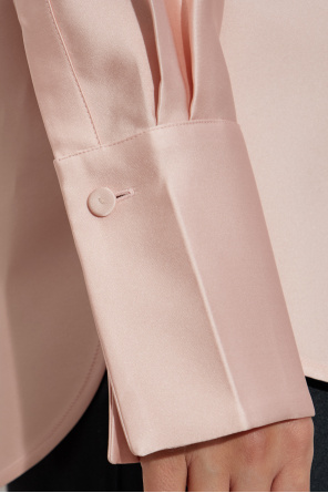 JIL SANDER Top con acabado de seda
