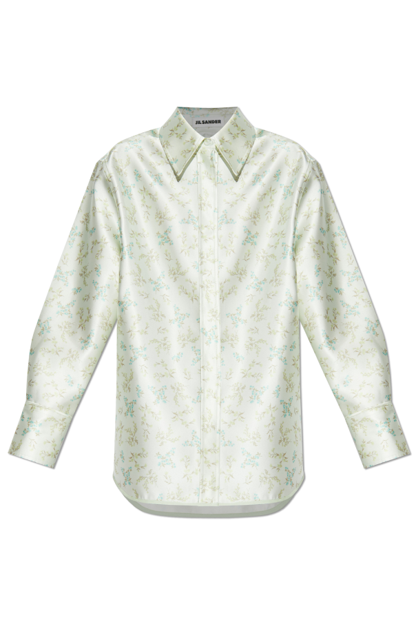 Shirt with floral motif od JIL SANDER