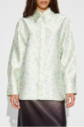 JIL SANDER Shirt with floral motif