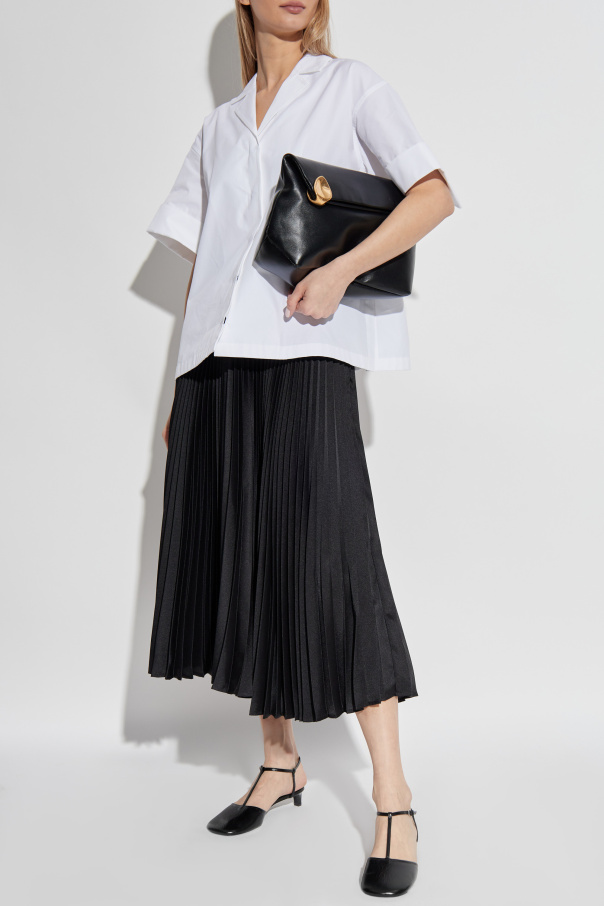 JIL SANDER Koszula z zaszewkami z tyłu