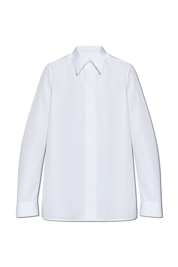 Shirt with concealed placket od JIL SANDER