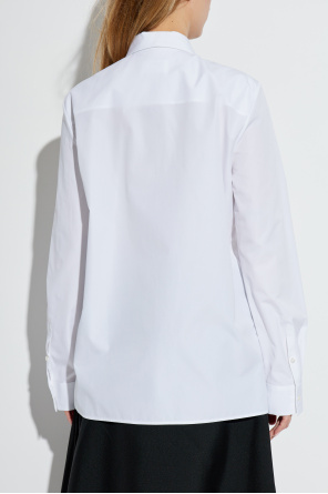 JIL SANDER Camisa con tapeta oculta