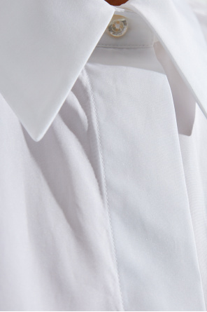 JIL SANDER Camisa con tapeta oculta