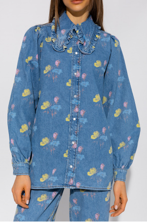 Ganni Floral shirt