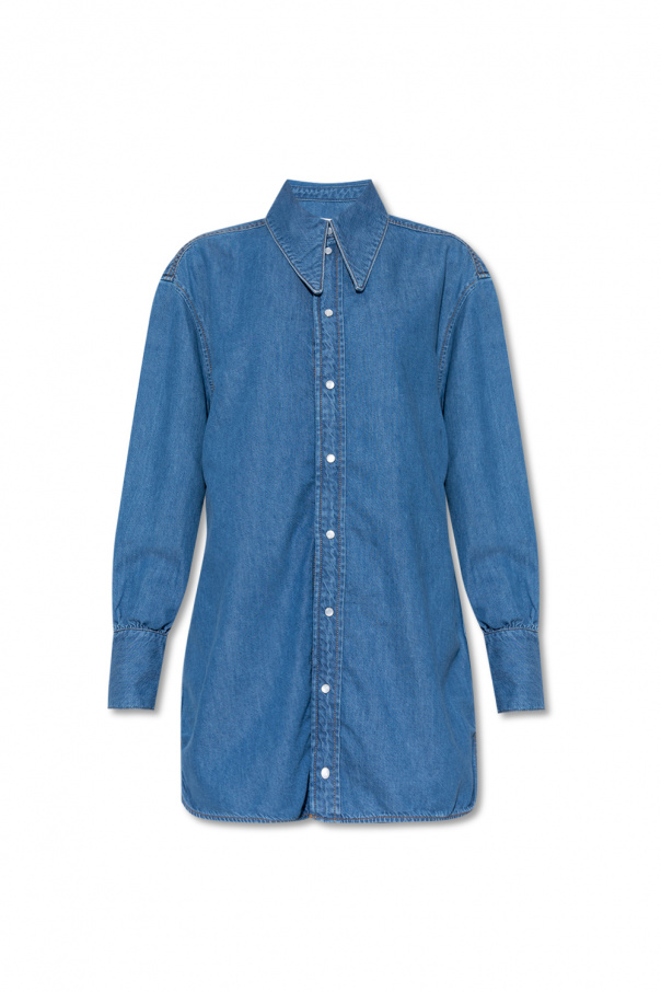 Ganni Oversize denim shirt