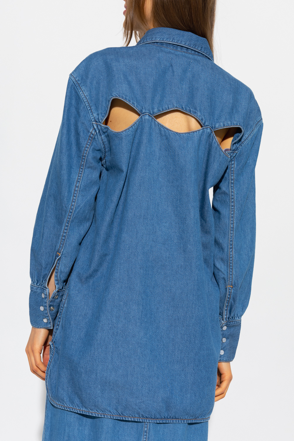 Ganni Oversize denim shirt