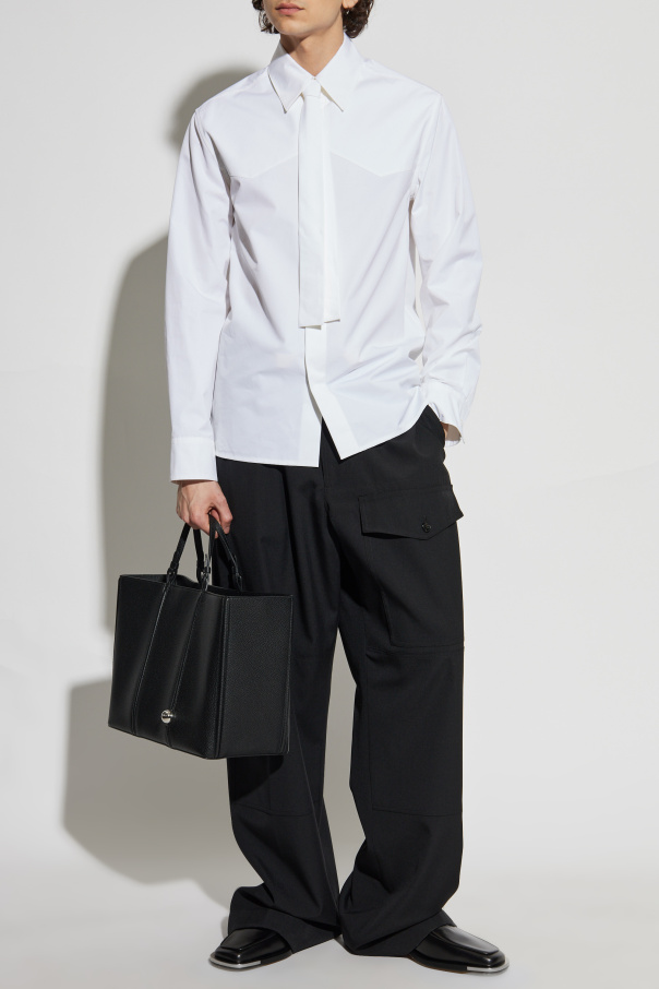 JIL SANDER Shirt with tie