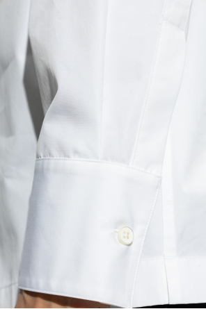 JIL SANDER Cotton shirt with concealed placket
