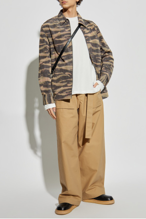 Jacket with silk finish od JIL SANDER