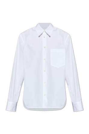 Baumwollhemd mit Tasche