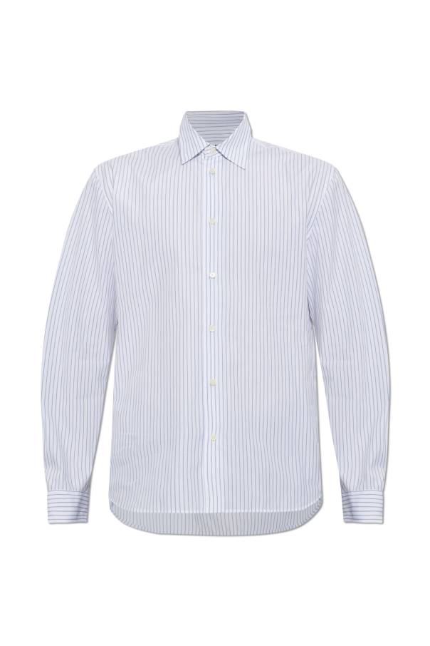 Shirt with a striped pattern od JIL SANDER