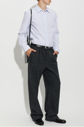Shirt with a striped pattern od JIL SANDER