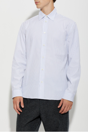 JIL SANDER Shirt with a striped pattern