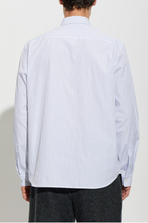 JIL SANDER Shirt with a striped pattern
