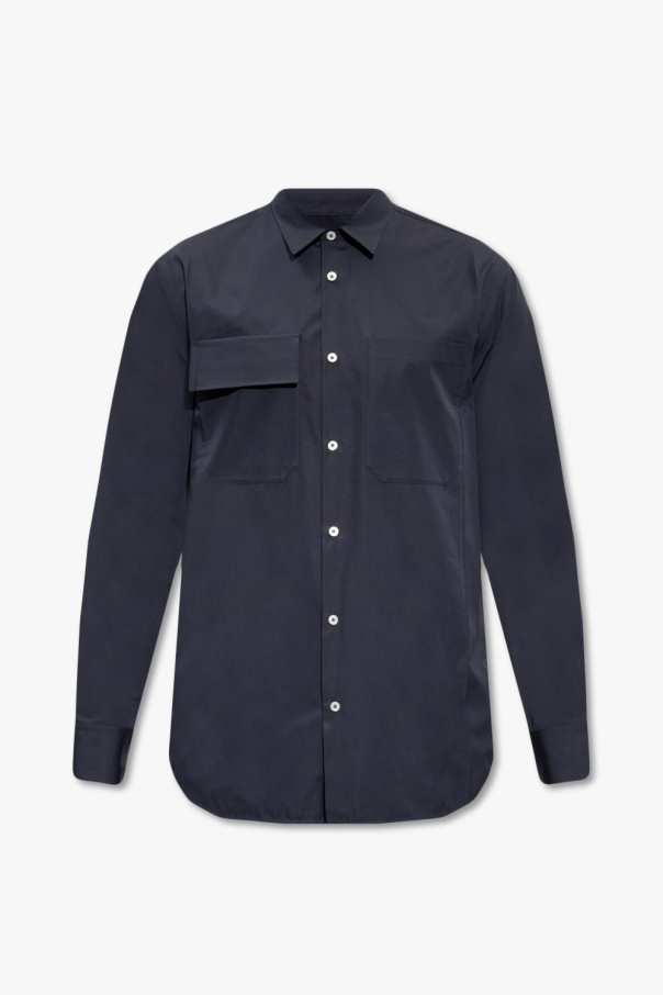 JIL SANDER jil sander button up wool shirt item