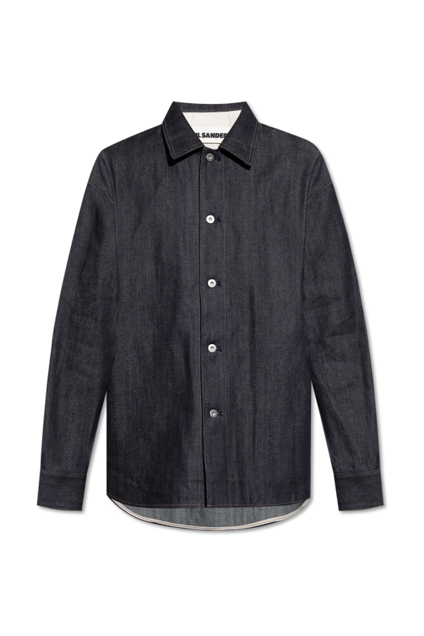 JIL SANDER Denim shirt in oversize style
