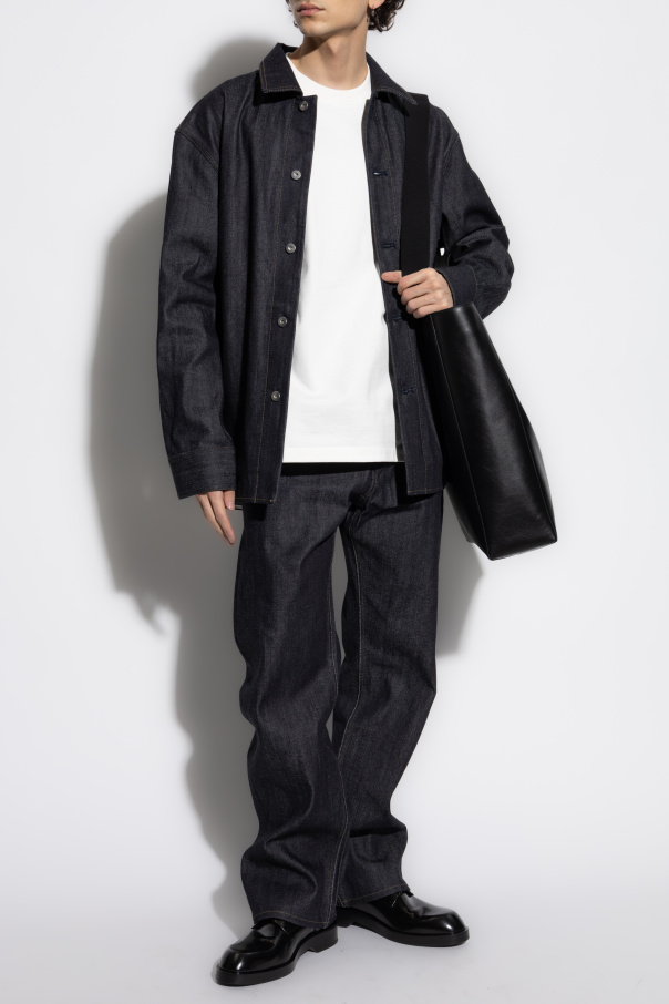 JIL SANDER Denim shirt in oversize style