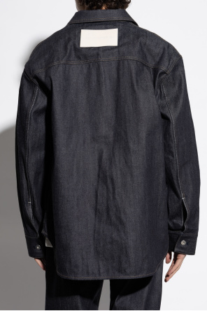 JIL SANDER Denim shirt in oversize style