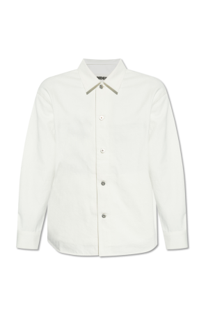 Jil Sander button-up wool shirt jacket