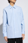JIL SANDER light blue Striped pattern shirt