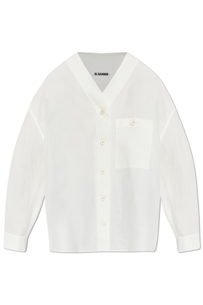 Koszula z dekoltem w serek od JIL SANDER+