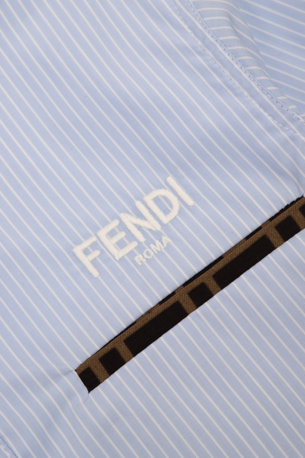 Fendi Kids Fendi Card Holder 10cm Black Ganebet Store