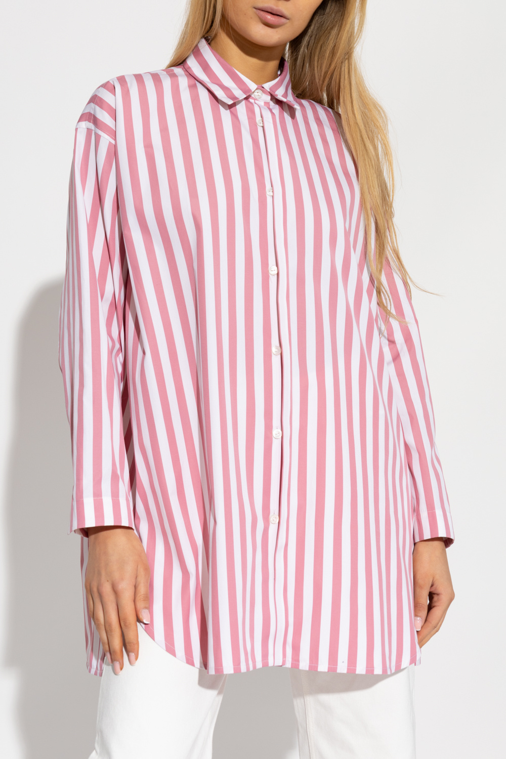 JIL SANDER Striped cotton shirt