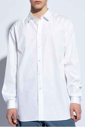 JIL SANDER Long shirt with standing collar