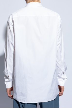 JIL SANDER Long shirt with standing collar