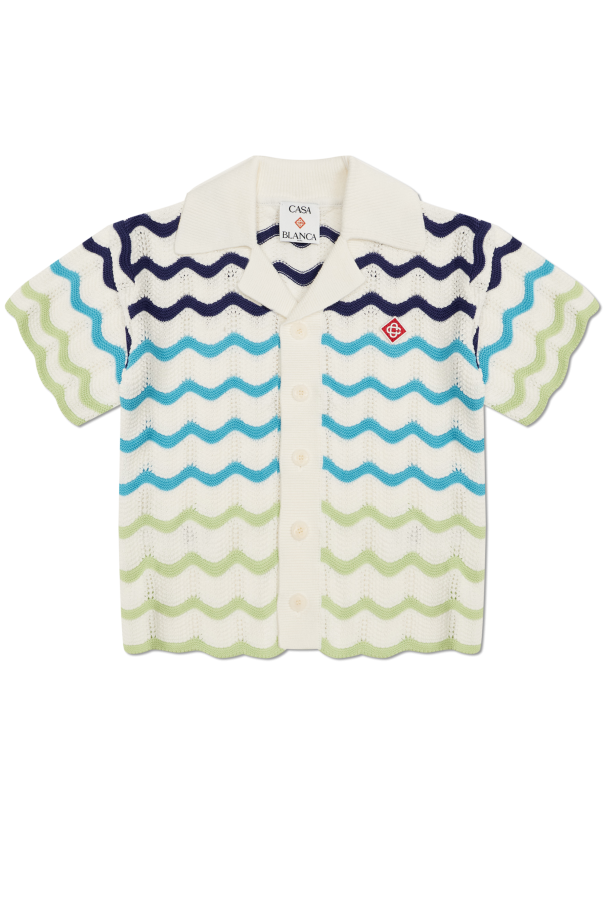 Crocheted short-sleeve shirt od Casablanca Kids