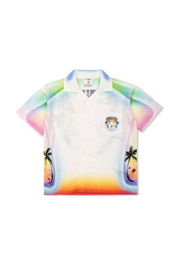Shirt with logo od Casablanca Kids