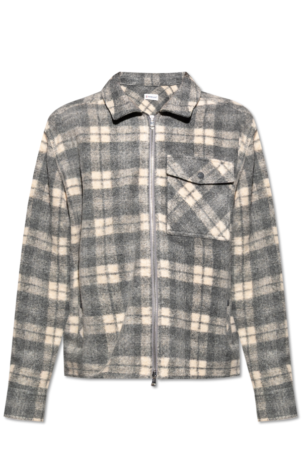 Checked pattern shirt od Moncler
