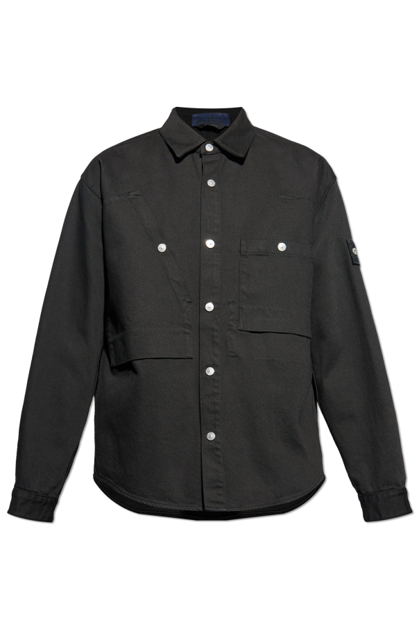 Denim shirt with pockets od Stone Island