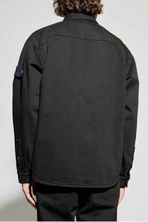 Stone Island Denim shirt with pockets