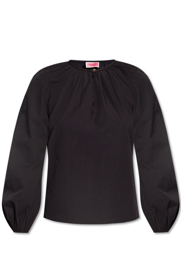 Kate Spade Top with puff sleeves