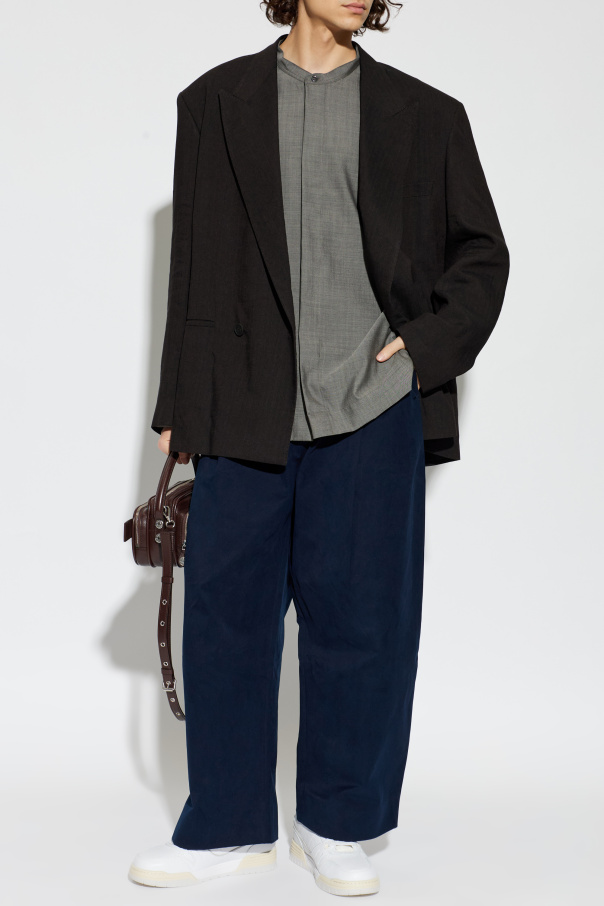 Studio Nicholson Camisa de lã ‘Karst’