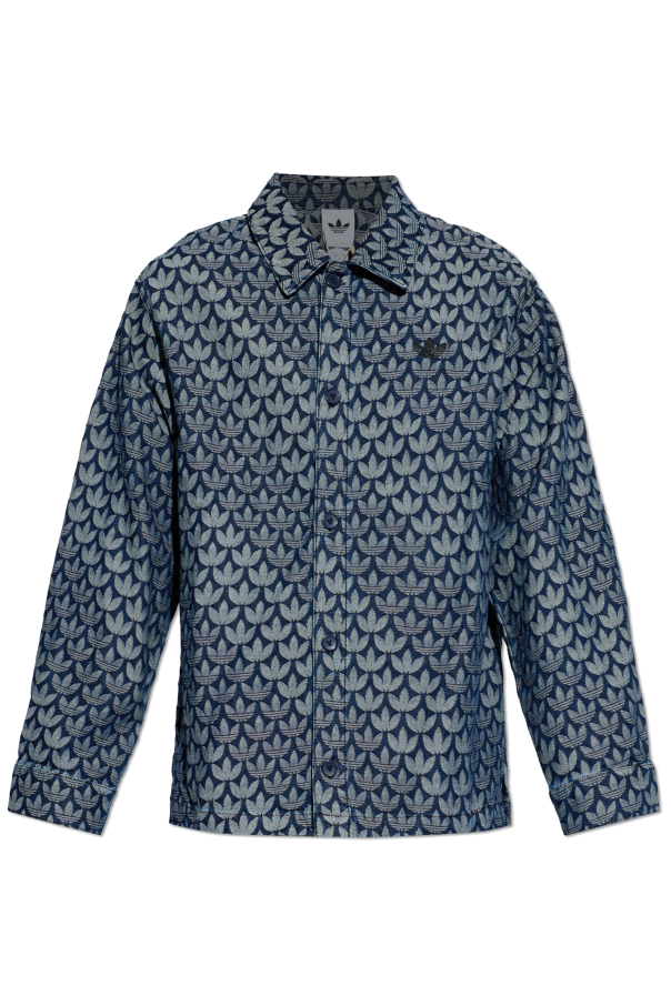 Denim shirt with monogram od ADIDAS Originals