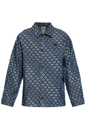 Jeansowa koszula z monogramem od ADIDAS Originals