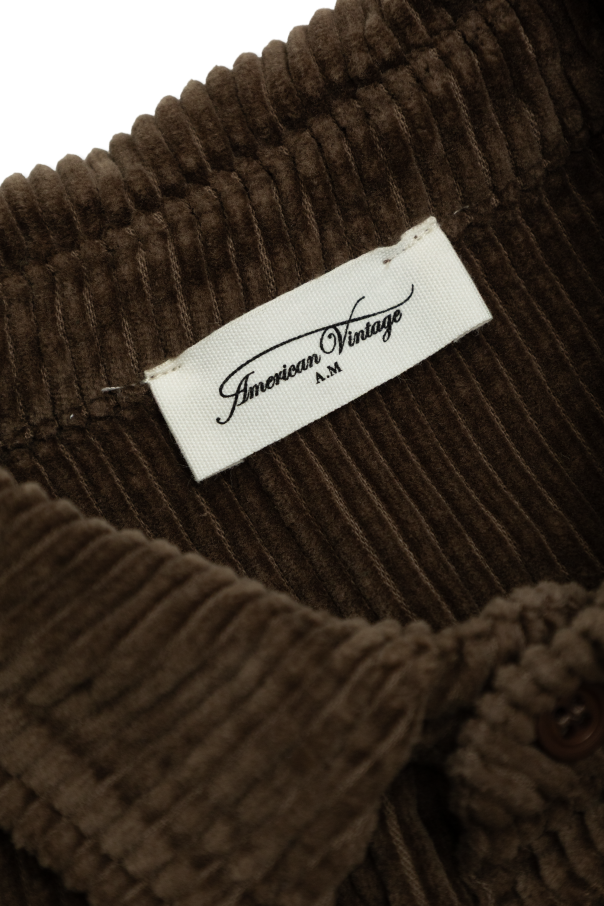 American Vintage Kids Corduroy shirt